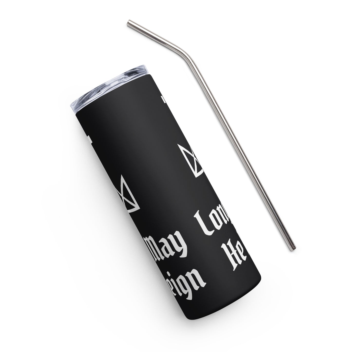 Jesus Reigns Stainless steel tumbler
