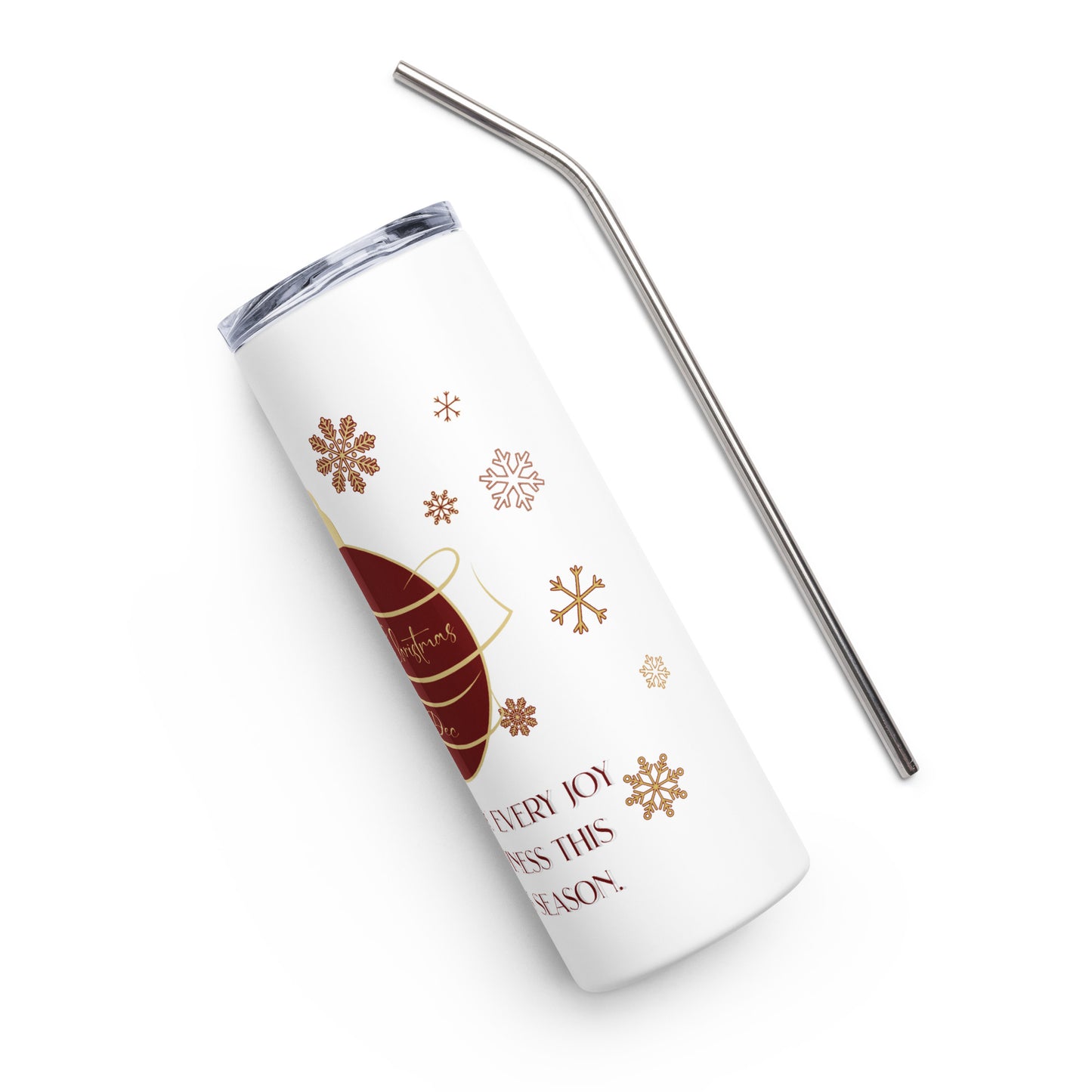 Christmas Ornament Stainless steel tumbler