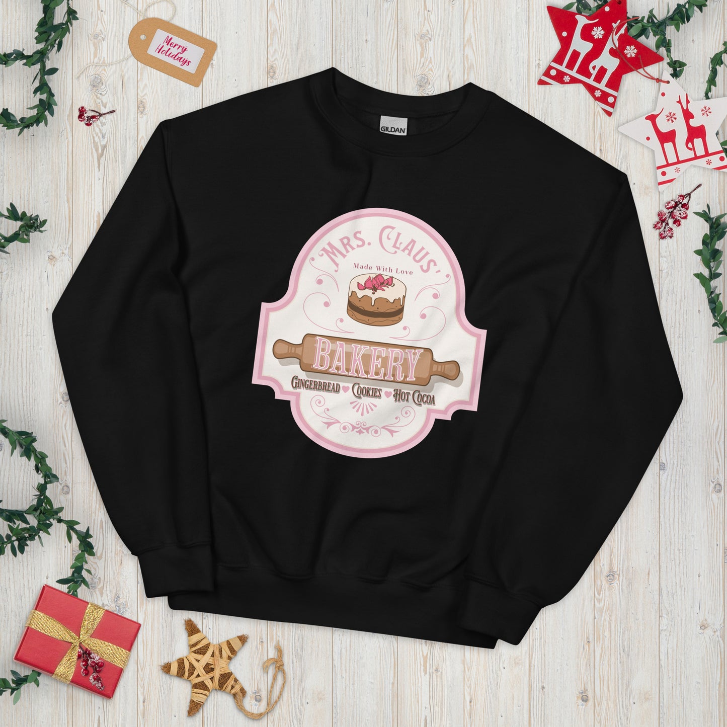 Mrs. Claus' Bakery Unisex Sweatshirt