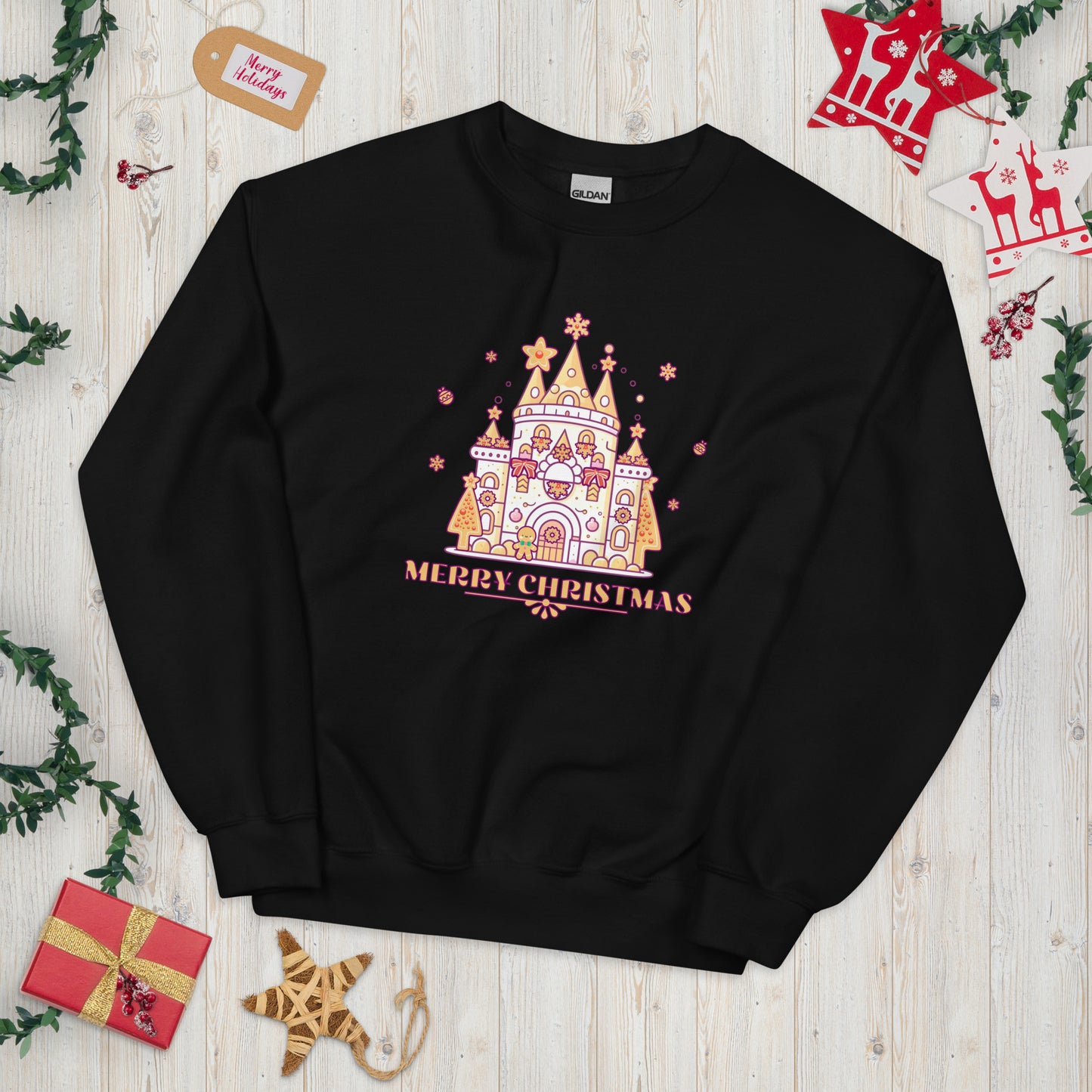 Gingerbread Castle Unisex Sweatshirt