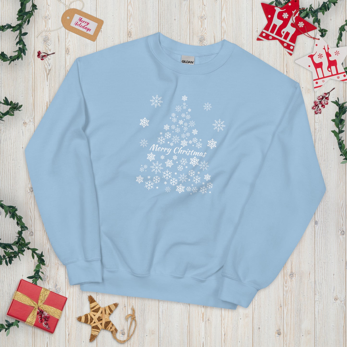 Snowflake Tree Unisex Sweatshirt