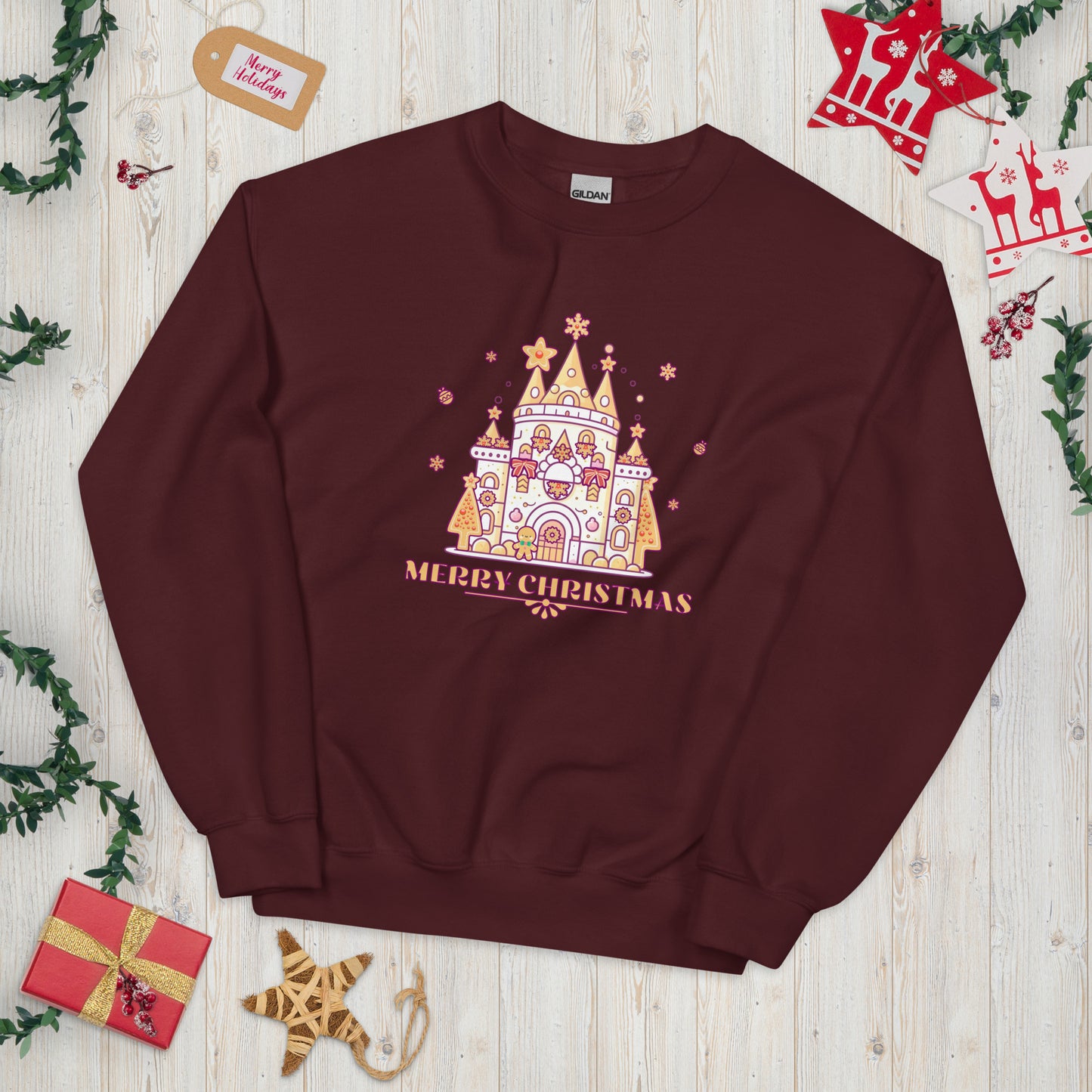 Gingerbread Castle Unisex Sweatshirt