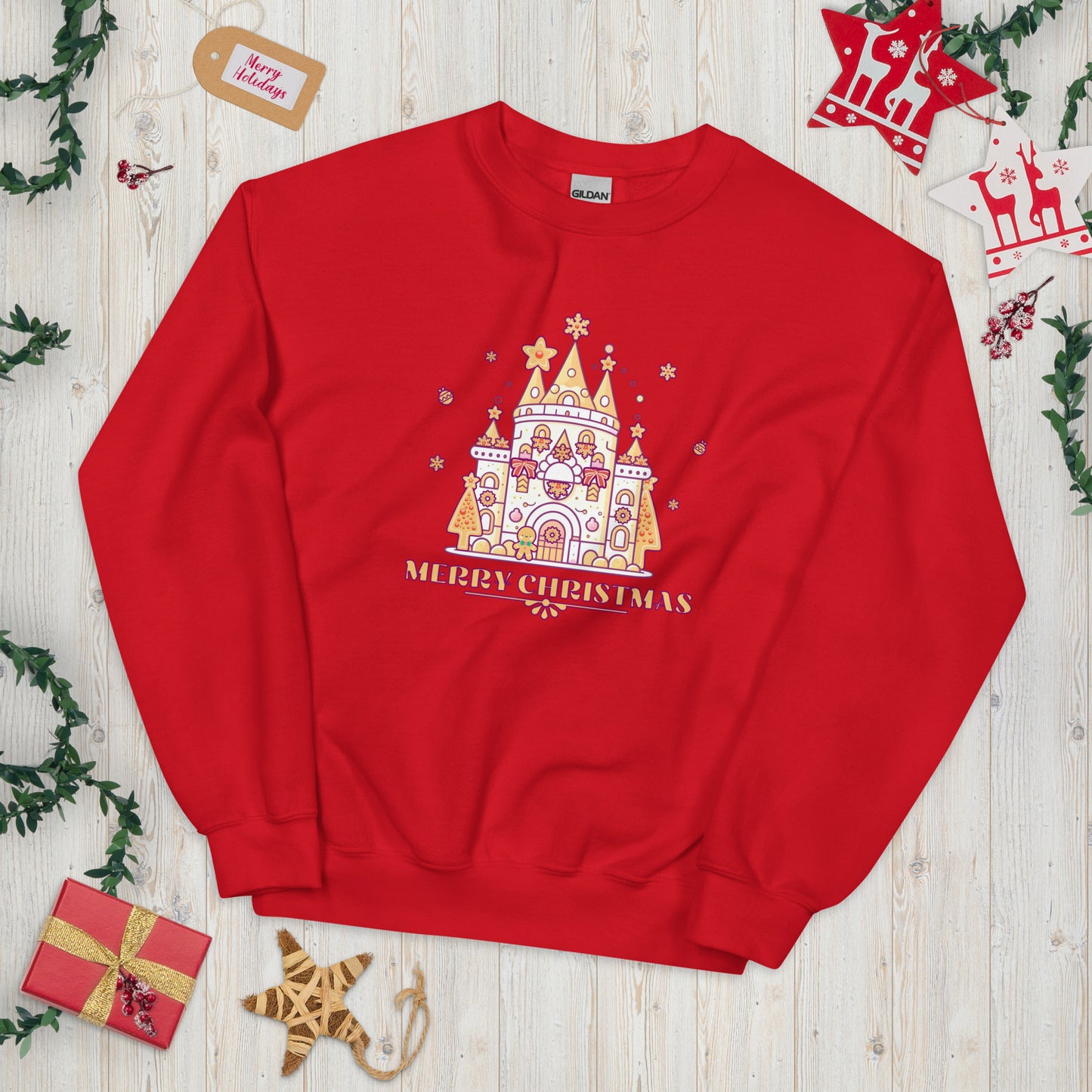 Gingerbread Castle Unisex Sweatshirt