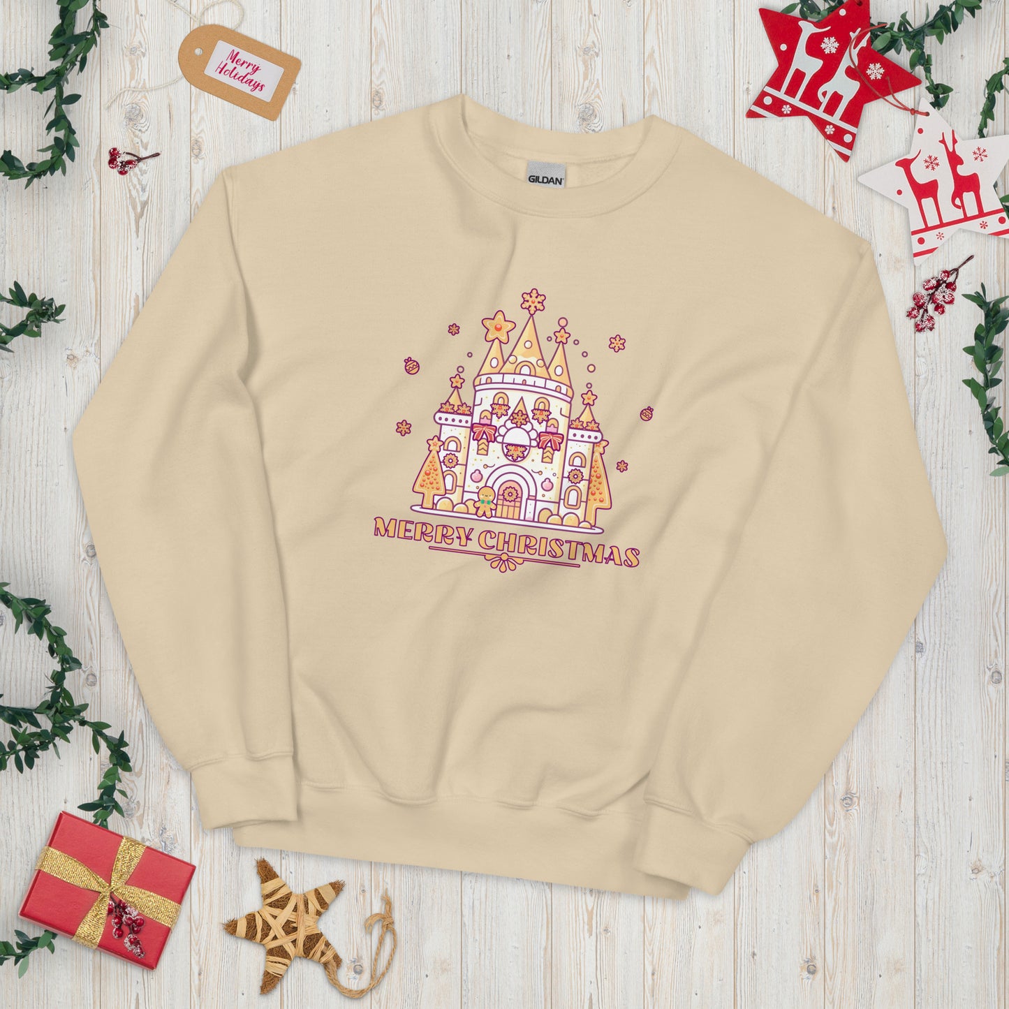 Gingerbread Castle Unisex Sweatshirt