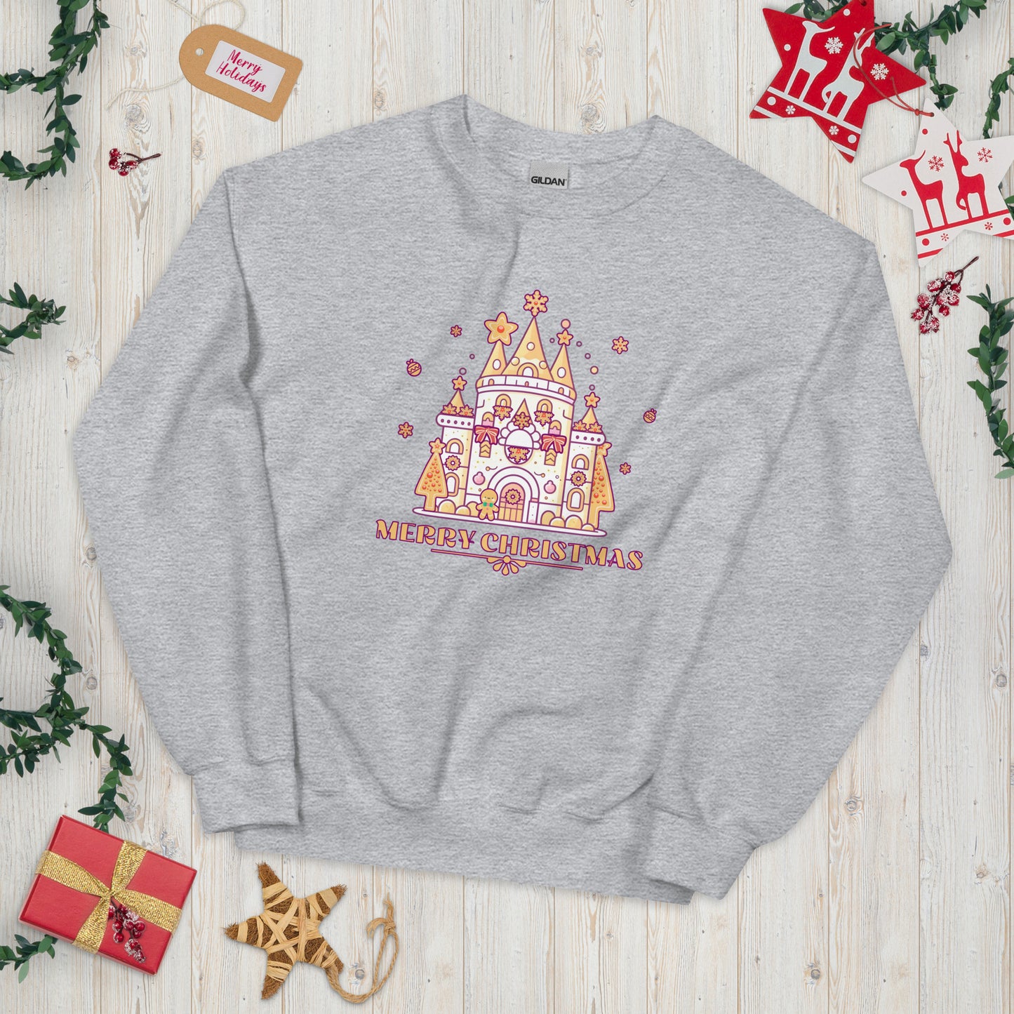 Gingerbread Castle Unisex Sweatshirt