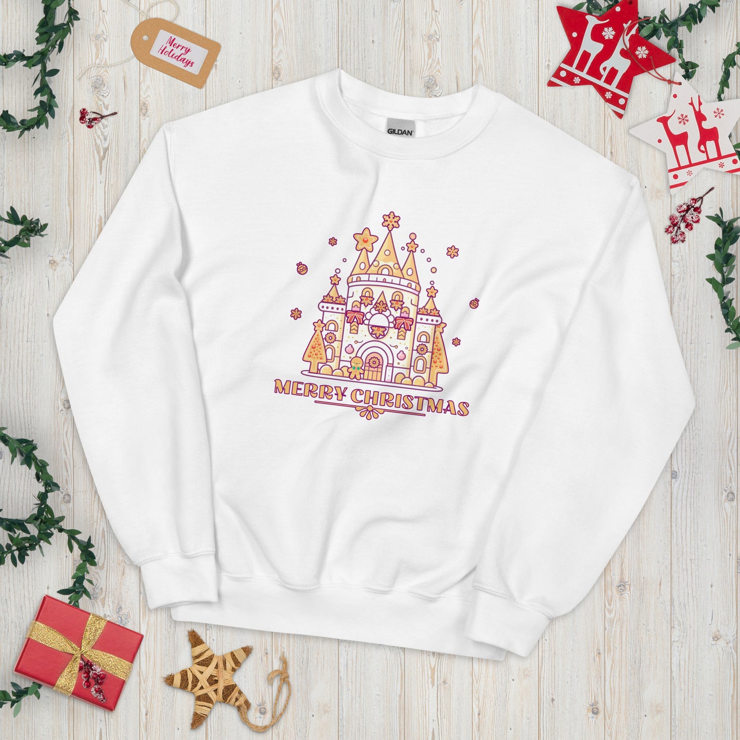 Gingerbread Castle Unisex Sweatshirt