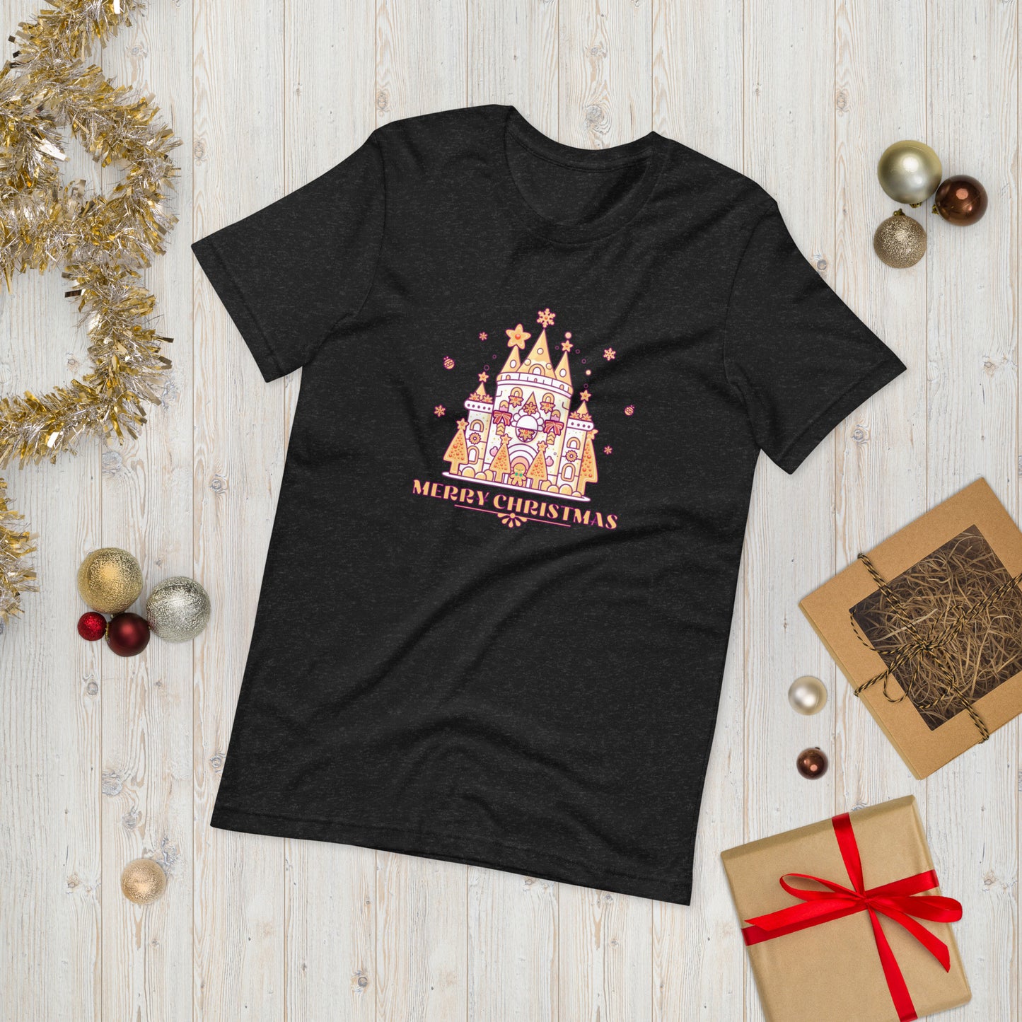 Gingerbread Castle Unisex t-shirt