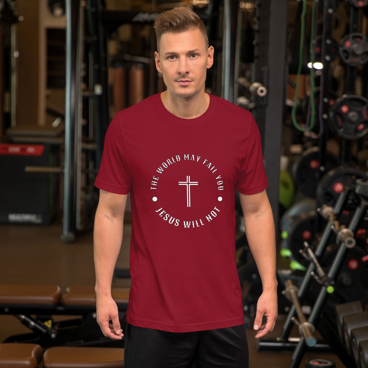 Jesus Will Not Fail Unisex t-shirt