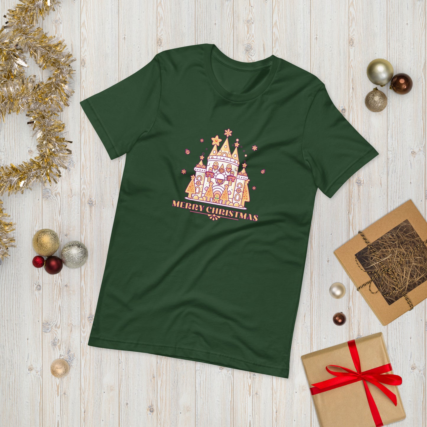 Gingerbread Castle Unisex t-shirt