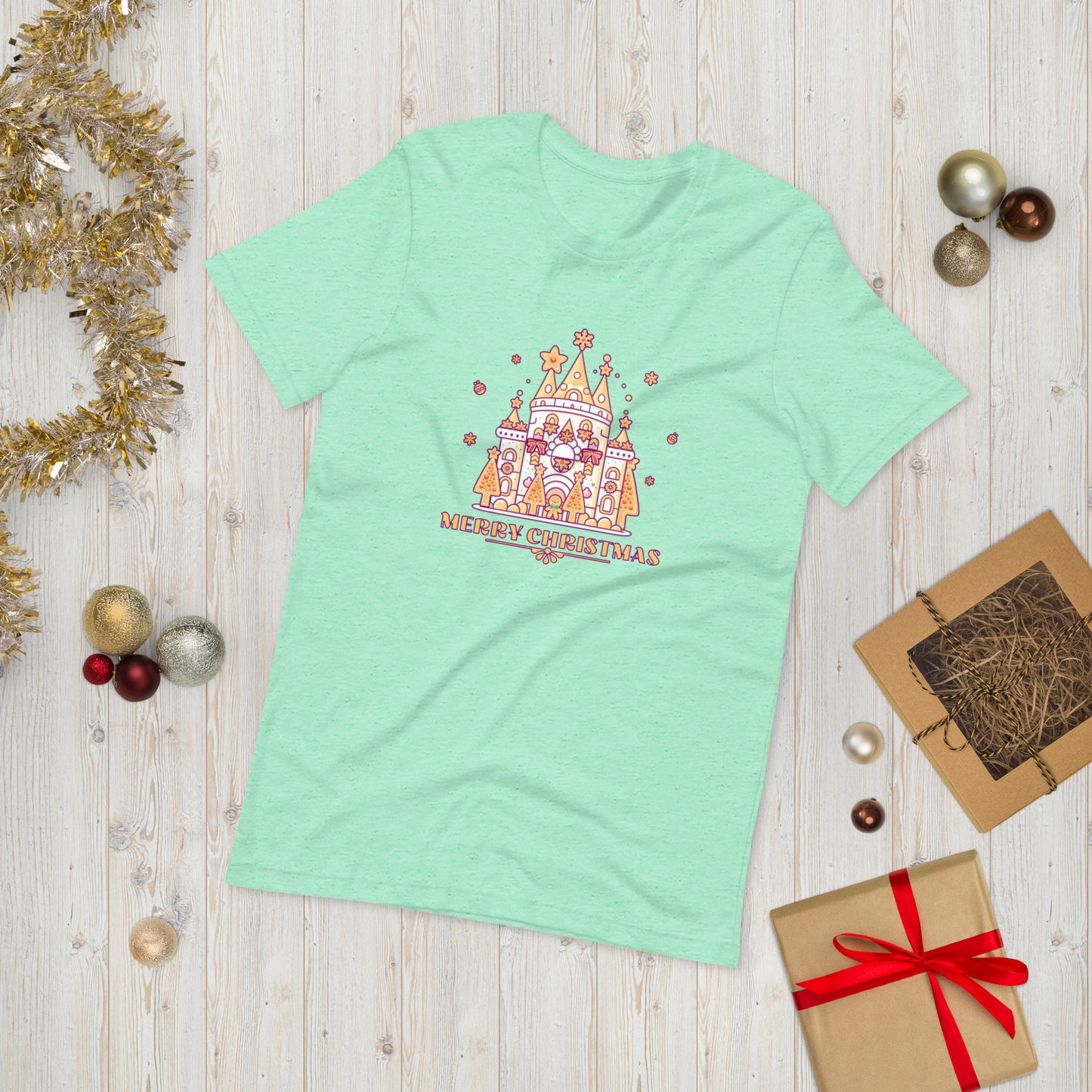 Gingerbread Castle Unisex t-shirt