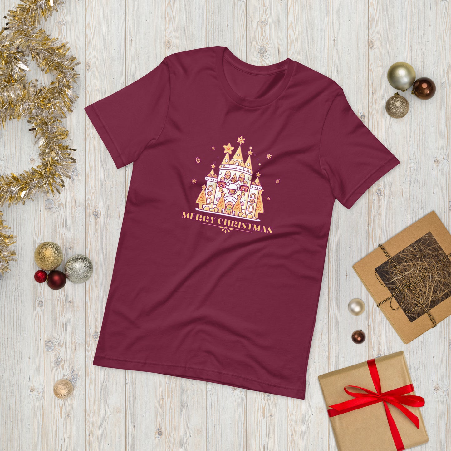 Gingerbread Castle Unisex t-shirt