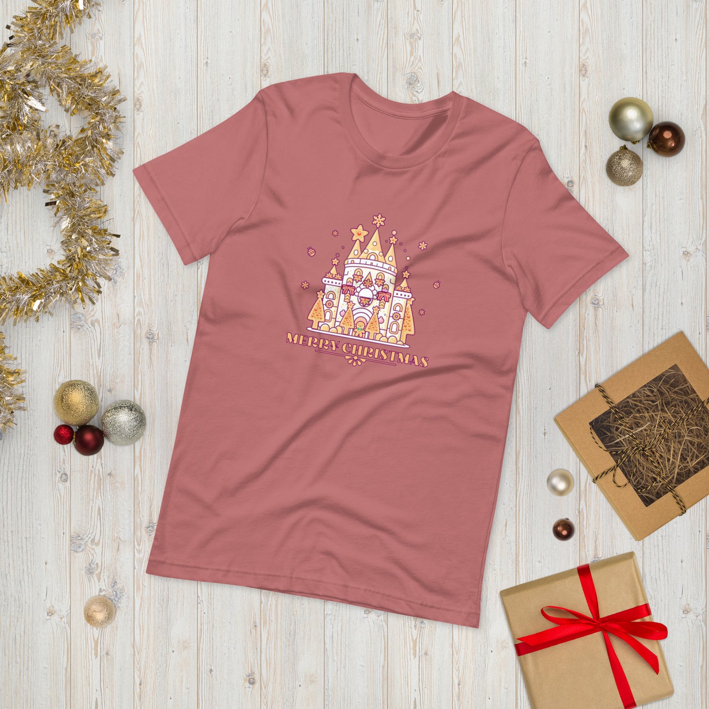 Gingerbread Castle Unisex t-shirt