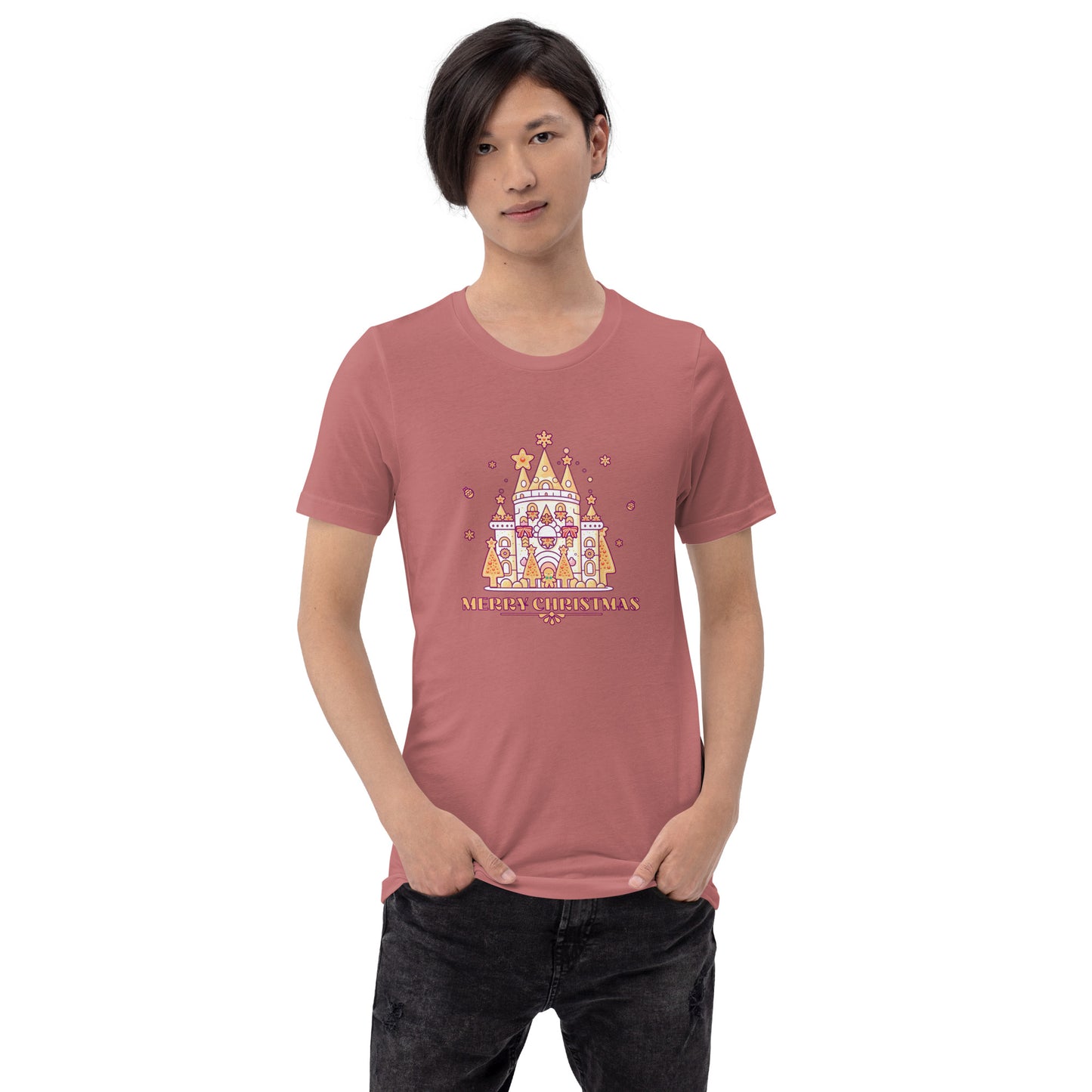 Gingerbread Castle Unisex t-shirt