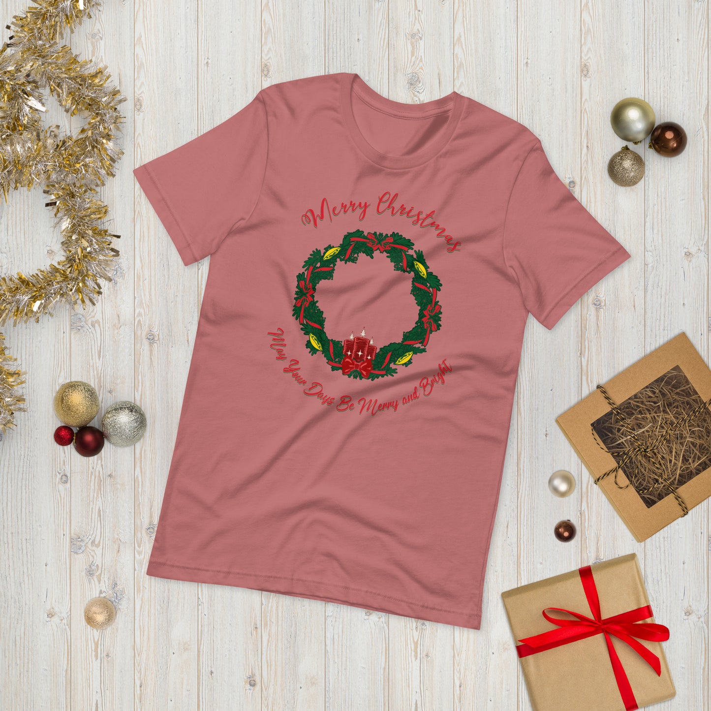 Christmas Wreath Unisex t-shirt