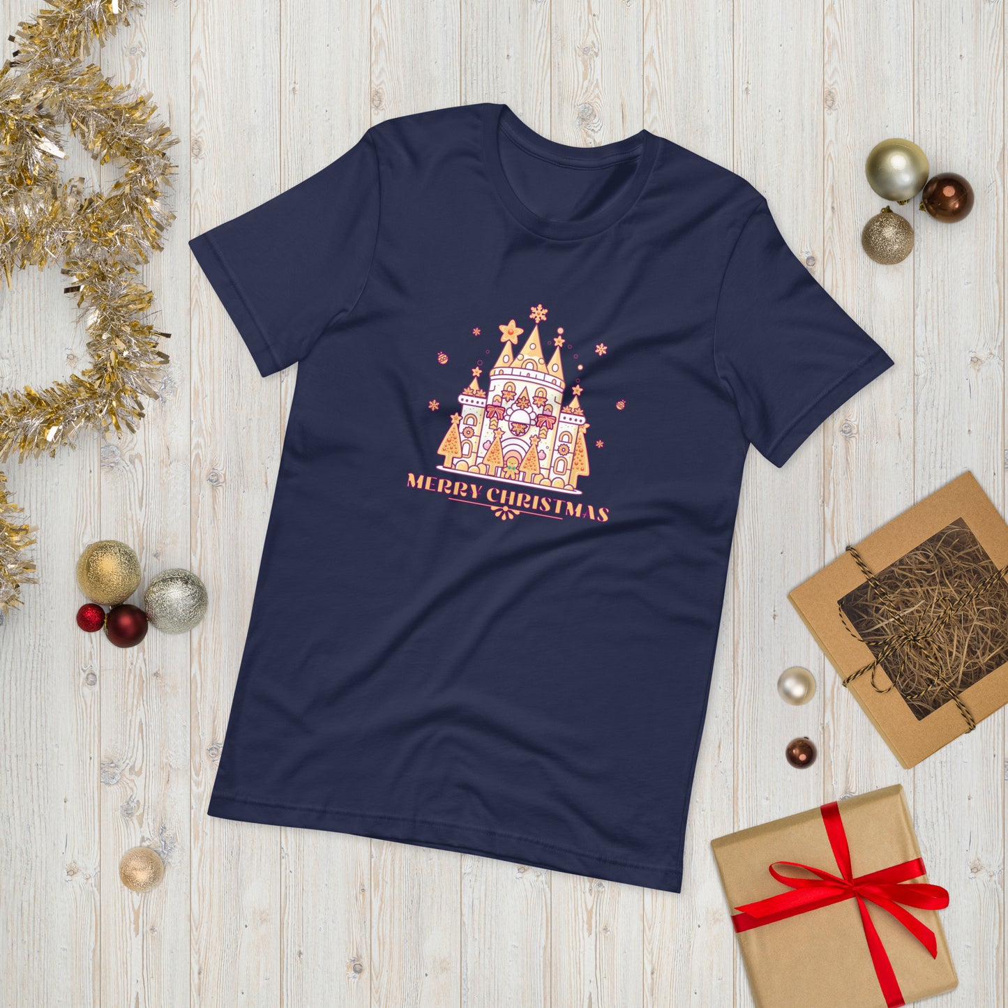 Gingerbread Castle Unisex t-shirt