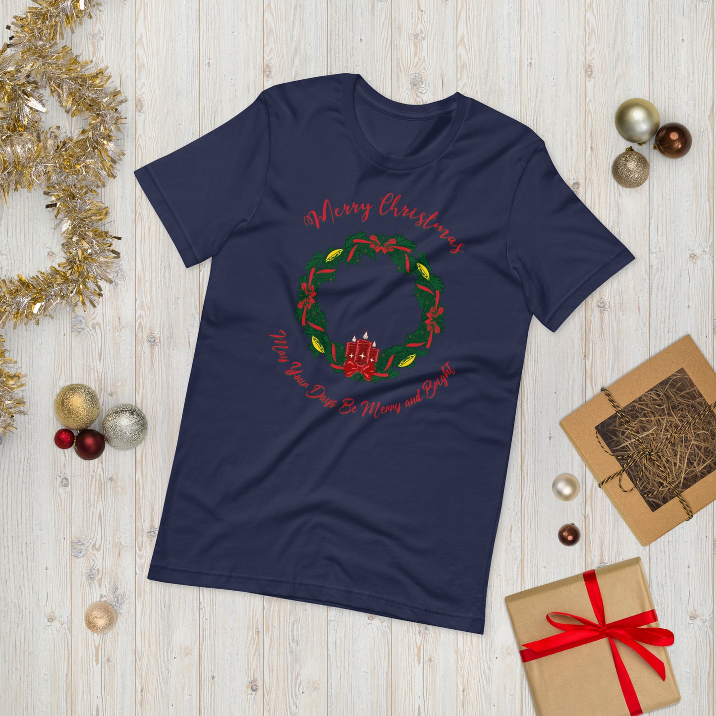 Christmas Wreath Unisex t-shirt