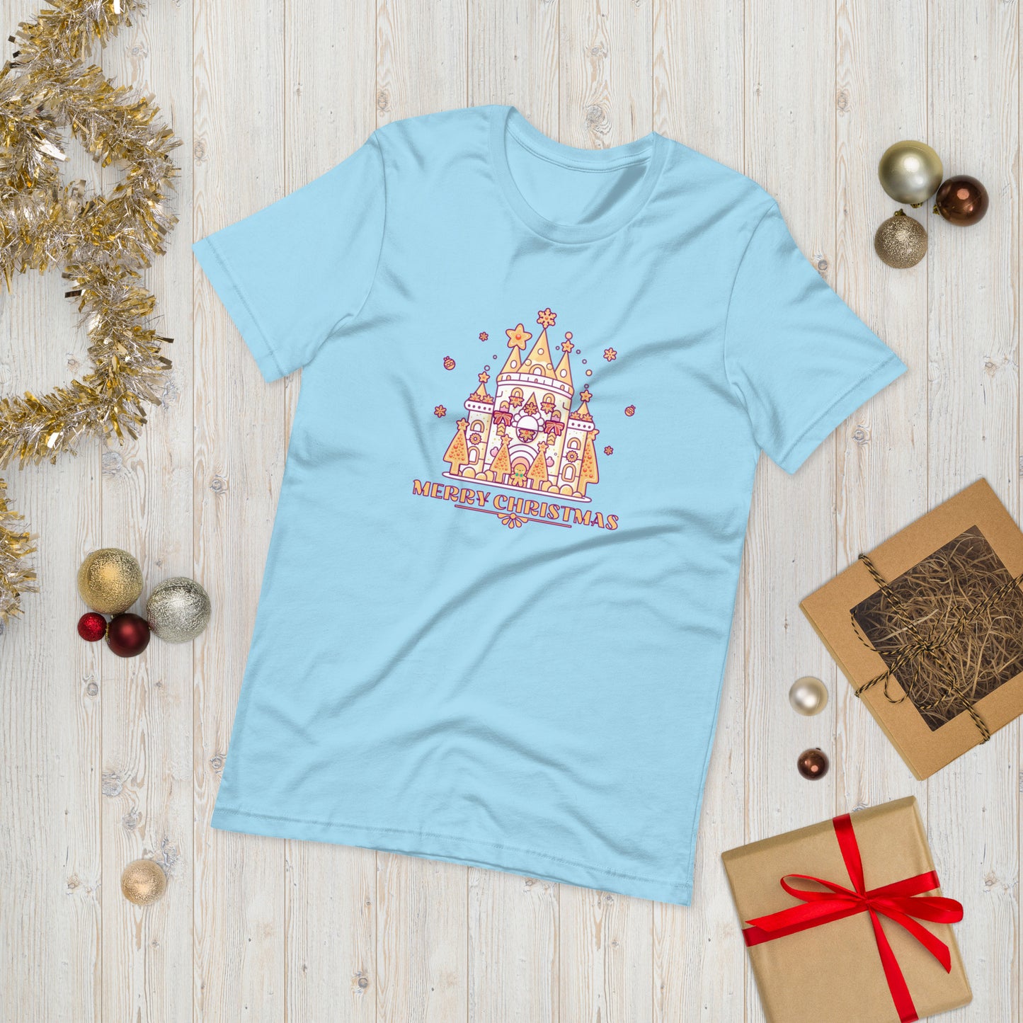 Gingerbread Castle Unisex t-shirt