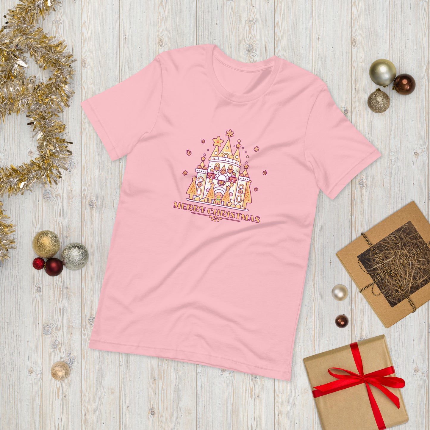 Gingerbread Castle Unisex t-shirt