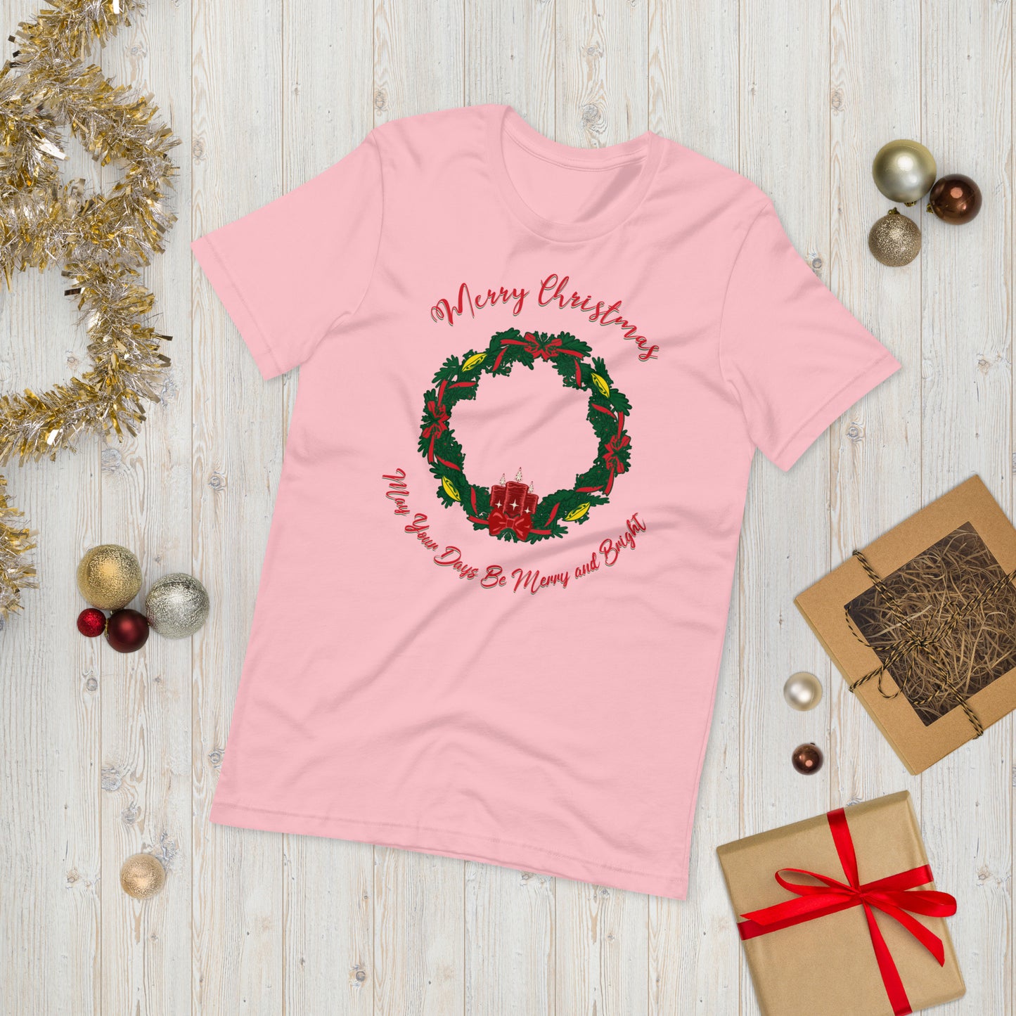 Christmas Wreath Unisex t-shirt