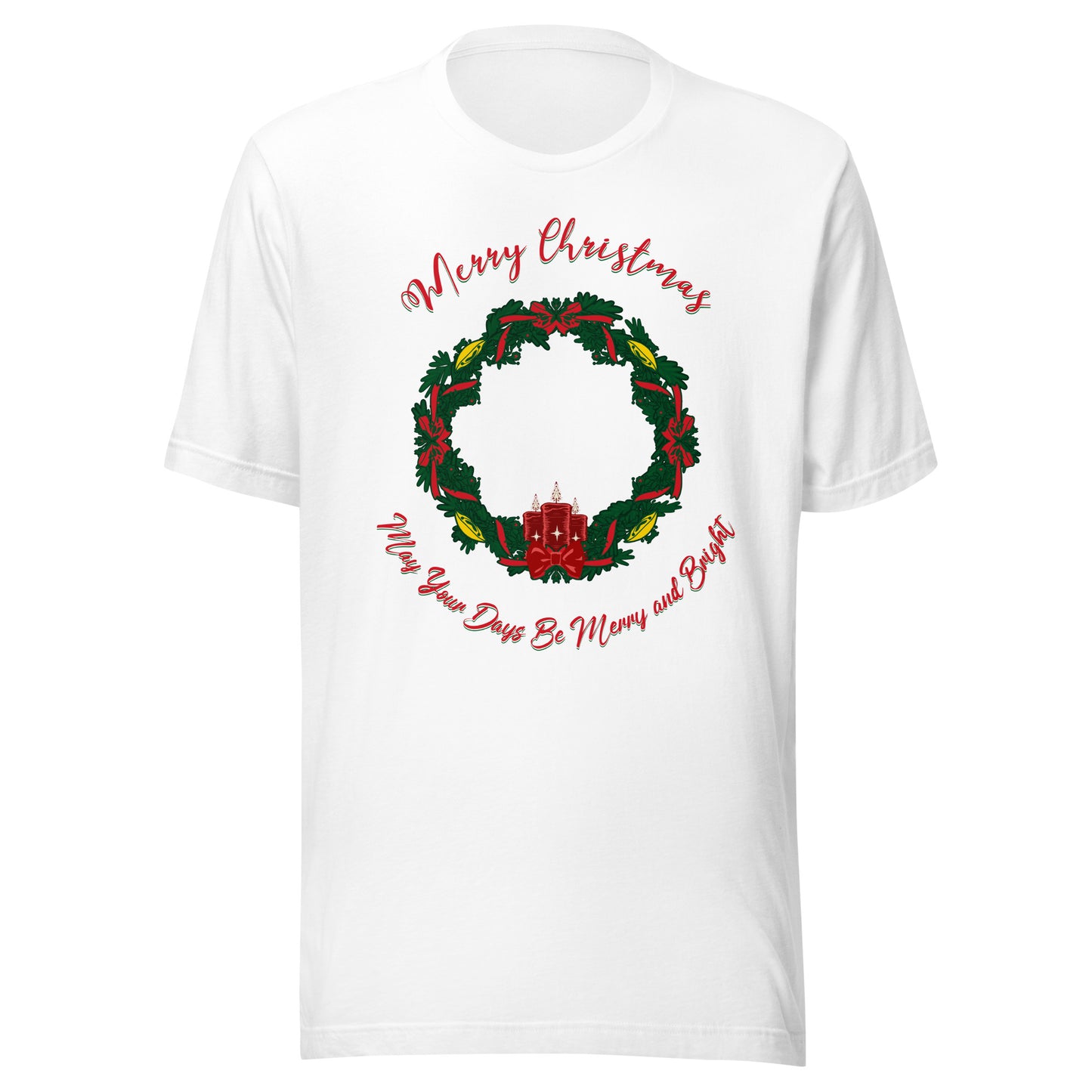 Christmas Wreath Unisex t-shirt