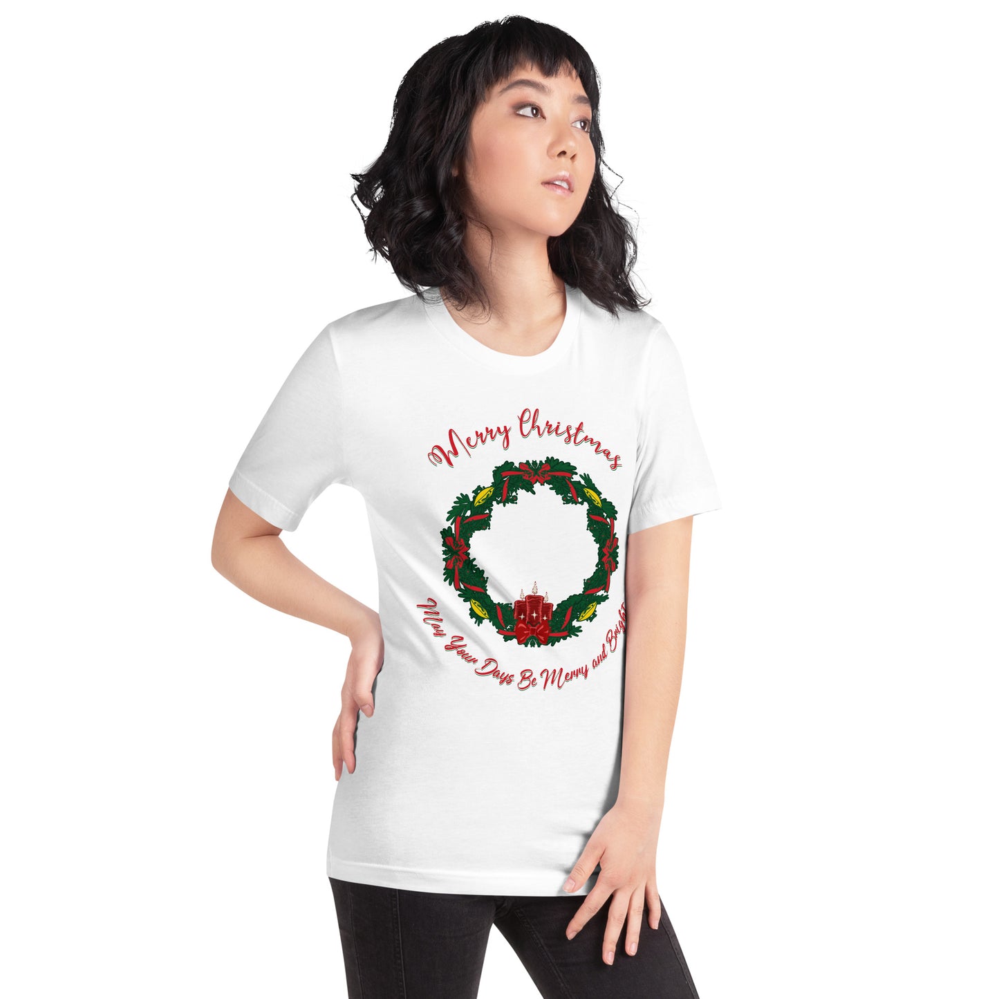 Christmas Wreath Unisex t-shirt