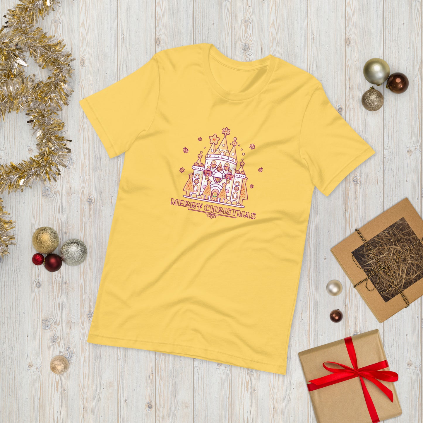 Gingerbread Castle Unisex t-shirt