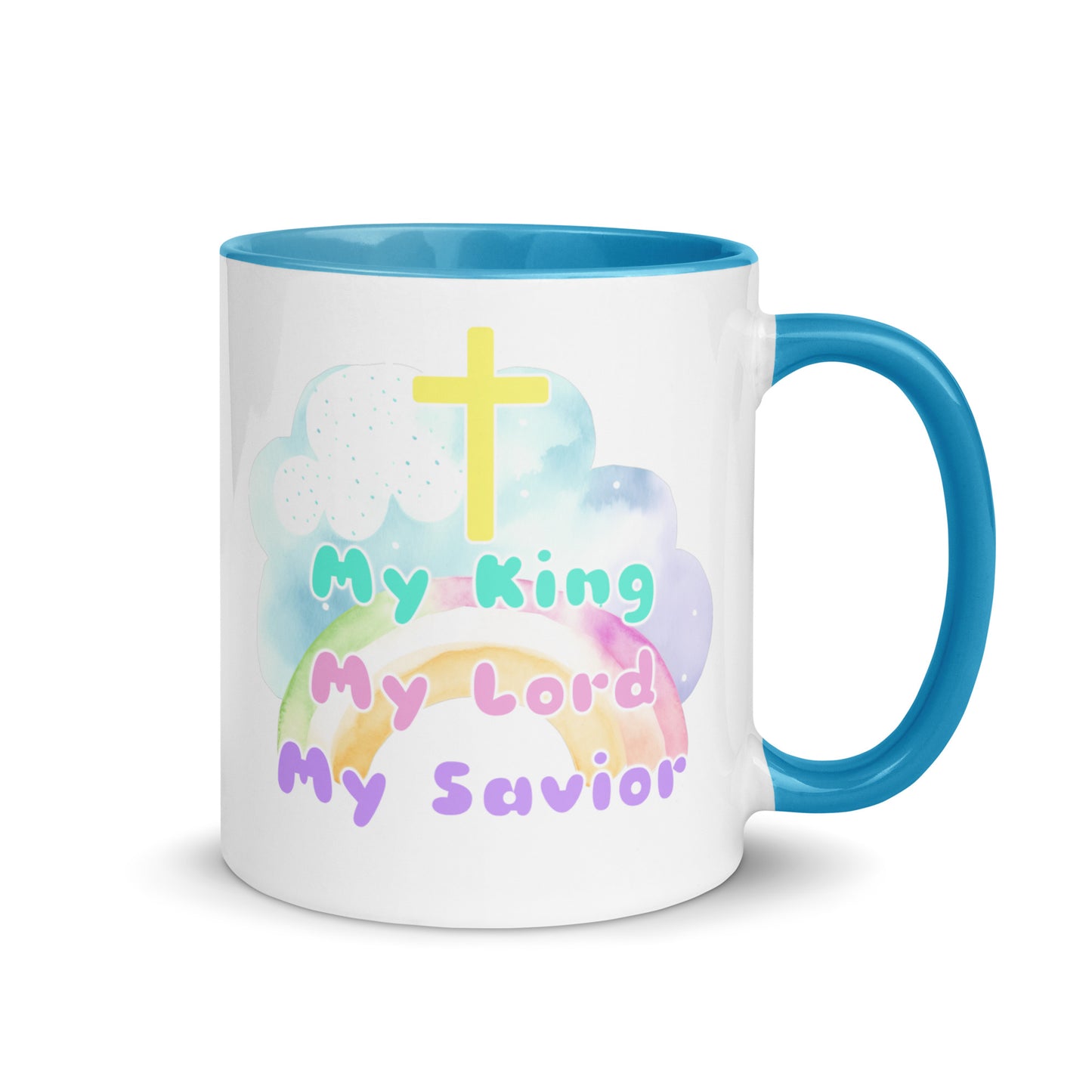 King Lord Savior Mug with Color Inside