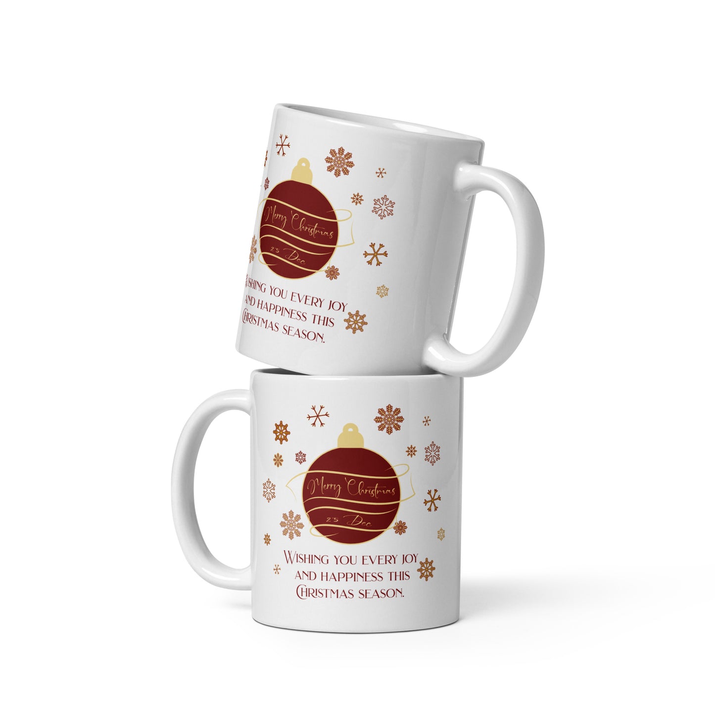 Christmas Ornament White glossy mug