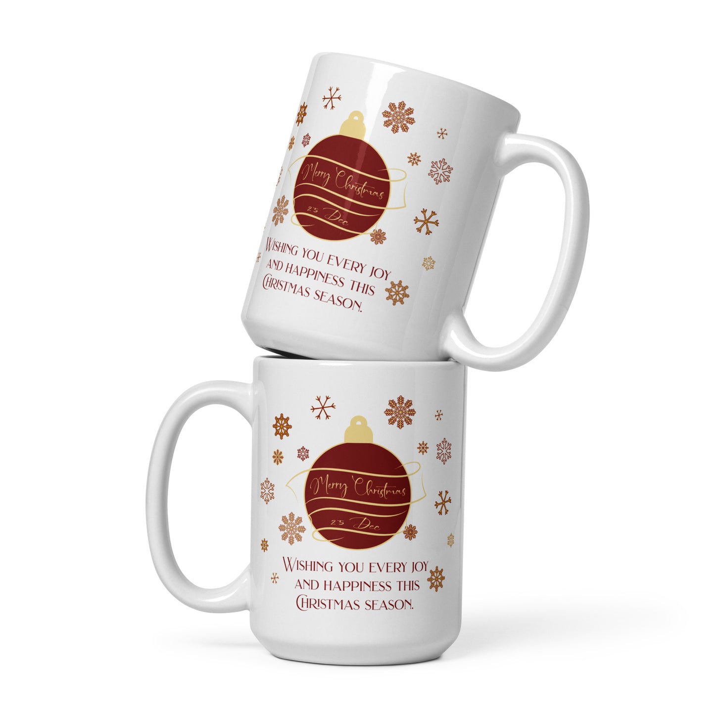 Christmas Ornament White glossy mug