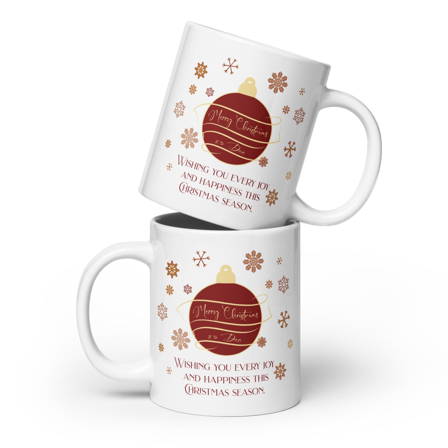 Christmas Ornament White glossy mug