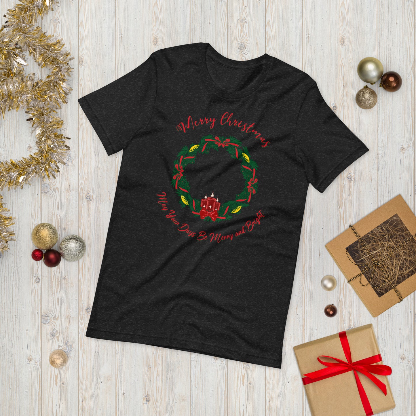 Christmas Wreath Unisex t-shirt